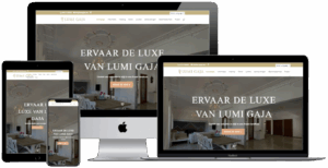 Nieuwe website LumiGaja - Compass Creations webdesign - WordPress responsive website