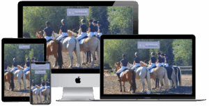 Nieuwe website Ruiterclub Bloemendaal - Compass Creations webdesign - WordPress responsive website